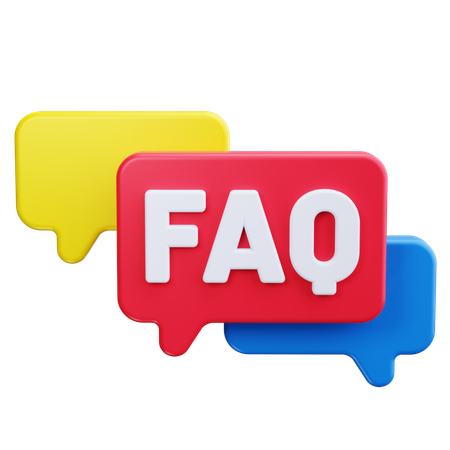 FAQ  3D Icon