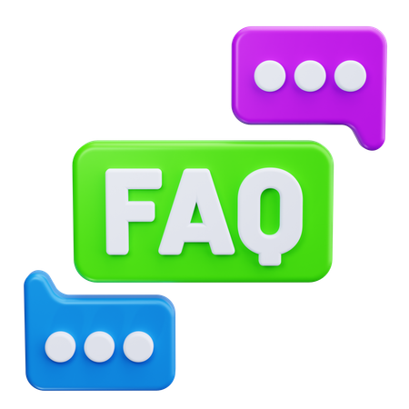 Faq  3D Icon