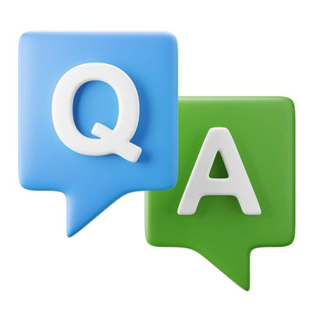 FAQ  3D Icon