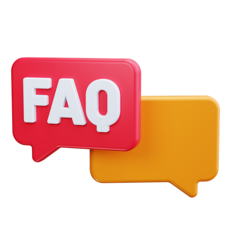 FAQ  3D Icon