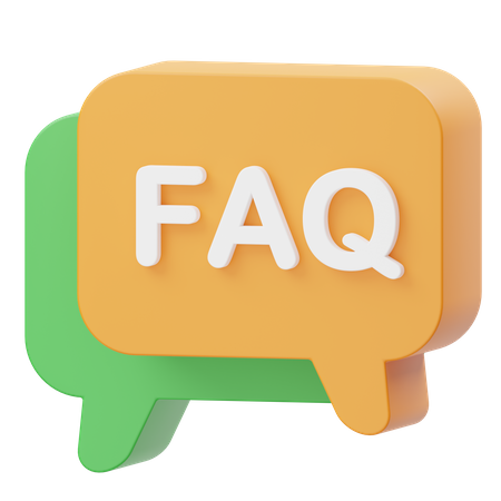 Faq  3D Icon