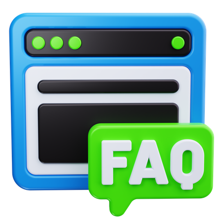 Faq  3D Icon