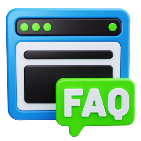 Faq  3D Icon