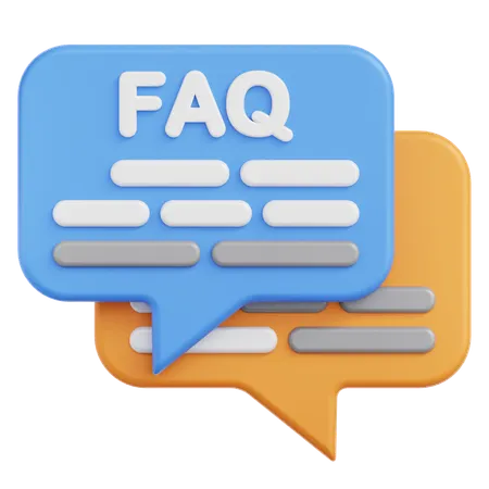 Faq  3D Icon
