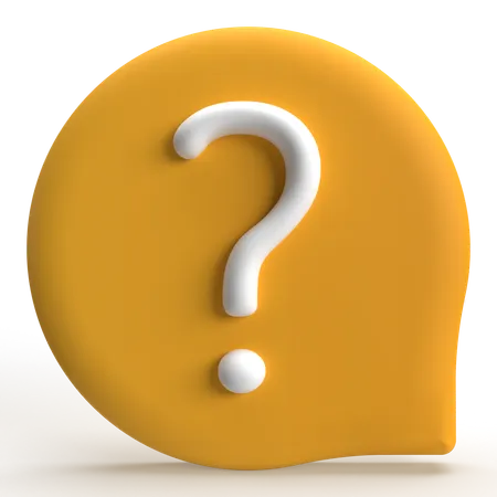 FAQ  3D Icon