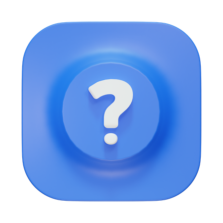 FAQ  3D Icon