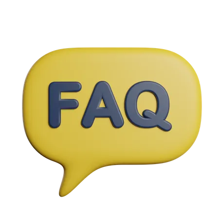 Faq  3D Icon