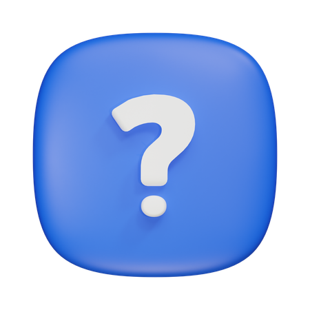 FAQ  3D Icon