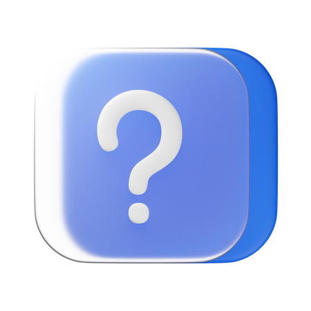 FAQ  3D Icon