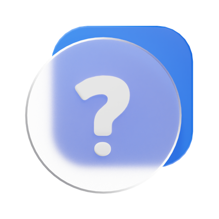 FAQ  3D Icon