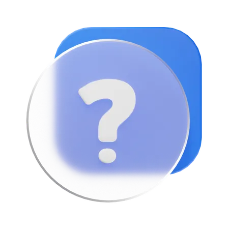 FAQ  3D Icon