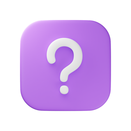 FAQ  3D Icon