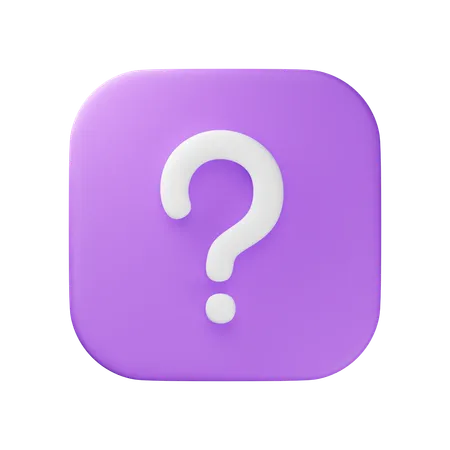 FAQ  3D Icon