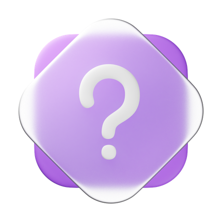 FAQ  3D Icon