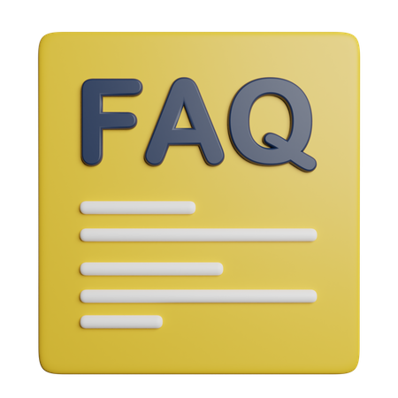 Faq  3D Icon