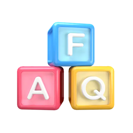 FAQ  3D Icon