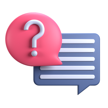 Faq  3D Icon