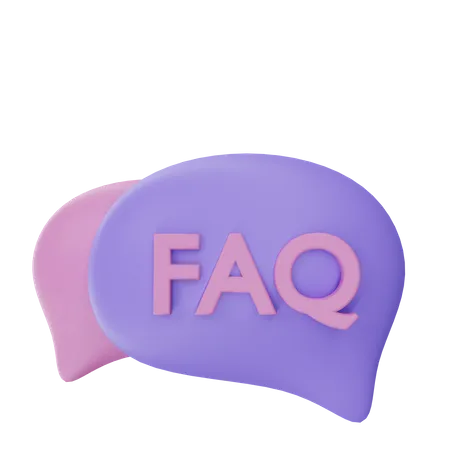 Faq  3D Illustration