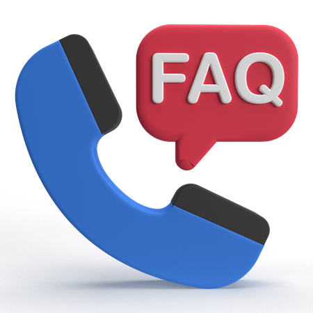 FAQ Anruf  3D Icon