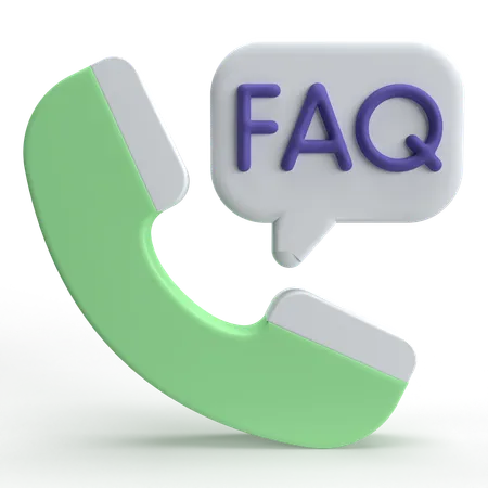 FAQ appel  3D Icon