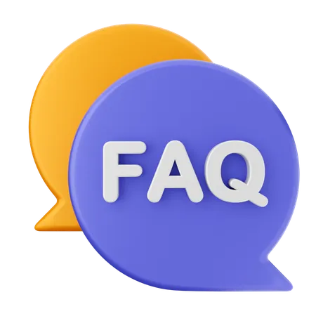 FAQ Bildung  3D Icon