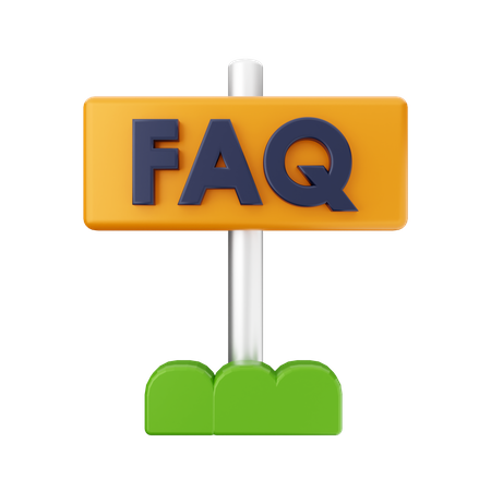 Faq Board  3D Icon