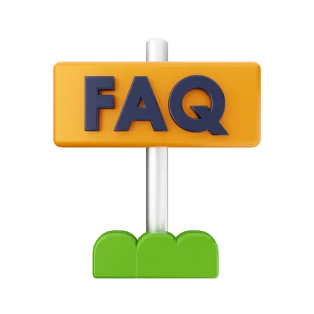 Faq Board  3D Icon