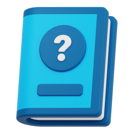 Faq Book  3D Icon