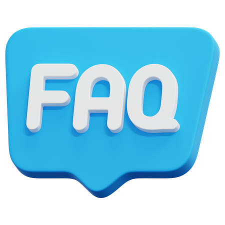Faq Box  3D Icon