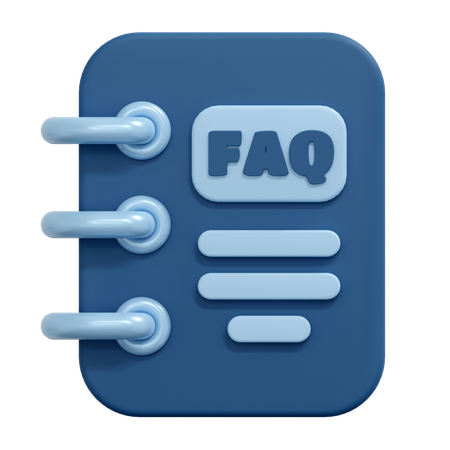 FAQ Buch  3D Icon