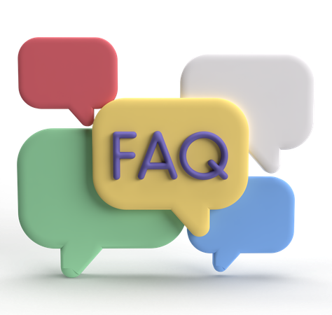 FAQ Chat  3D Icon