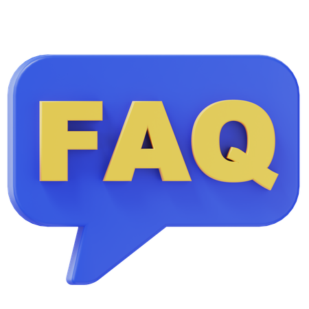 FAQ-Chat  3D Icon