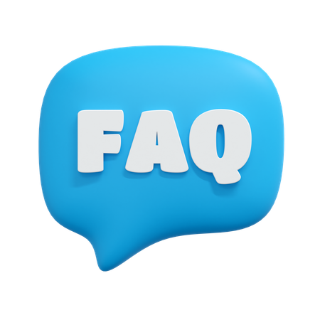 FAQ-Chat  3D Icon