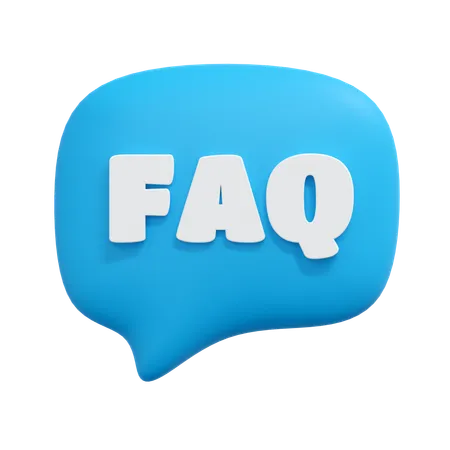 FAQ-Chat  3D Icon