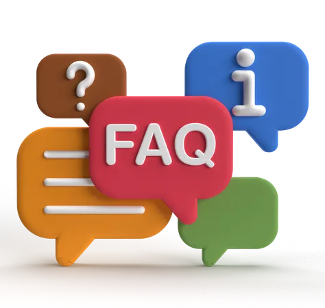 FAQ-Chat  3D Icon