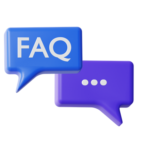 Faq Chat  3D Icon
