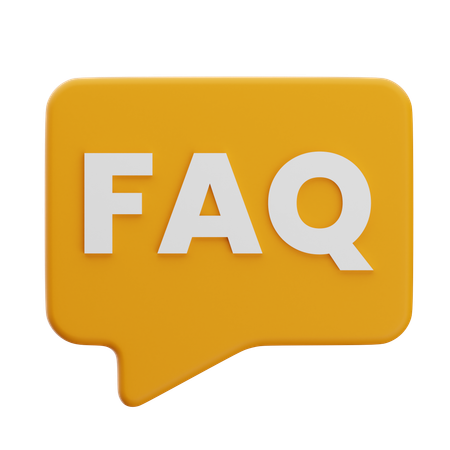 FAQ Chat  3D Icon