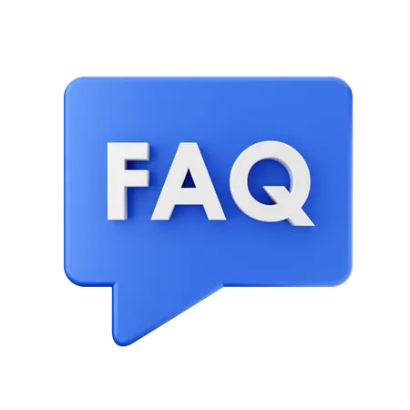 Faq Chat  3D Icon