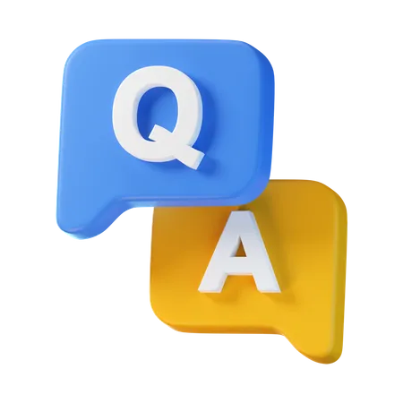 Faq Chat  3D Icon