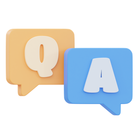 Faq Chat  3D Icon