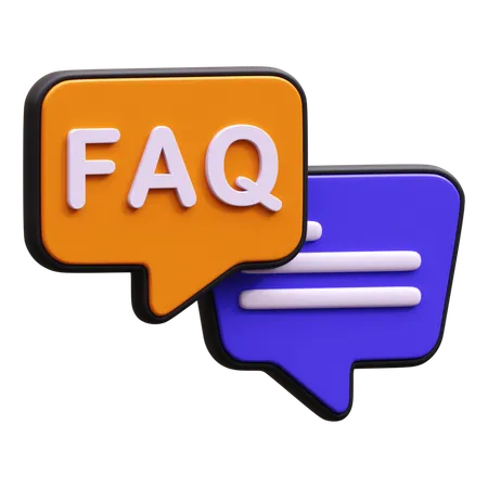 Faq Chat  3D Icon