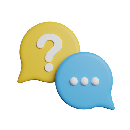 Faq Chat  3D Icon