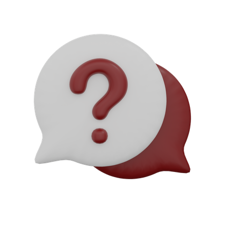 Faq Chat  3D Icon