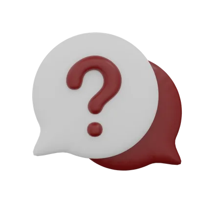 Faq Chat  3D Icon