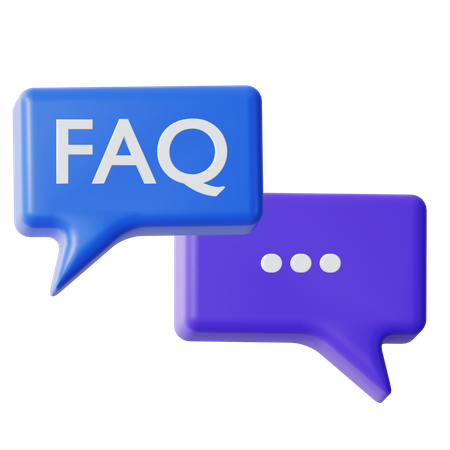 Faq Chat  3D Icon