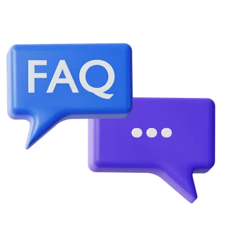 Faq Chat  3D Icon