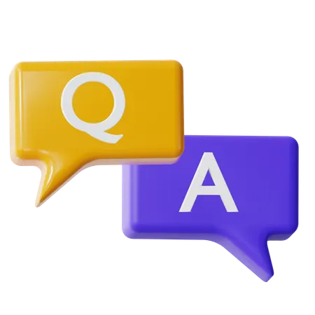 Faq Chat  3D Icon