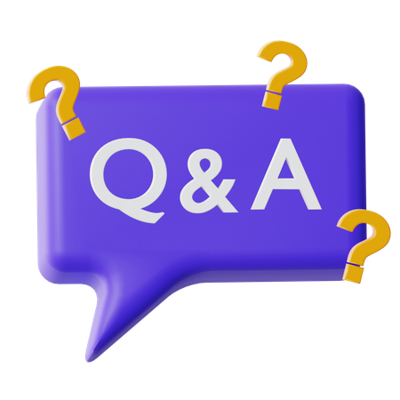 Faq Chat  3D Icon