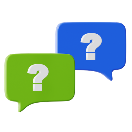 Faq Chat  3D Icon