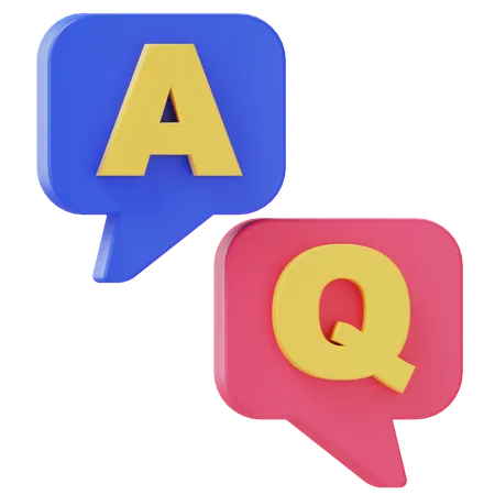 Faq Chat  3D Icon